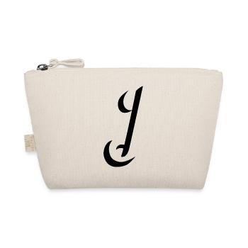 Letter J, Name, der Buchstabe J - Bio-Täschchen - Natur - Vorne