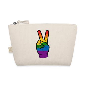 Peace & LGBTQ+ - Bio-Täschchen - Natur - Vorne