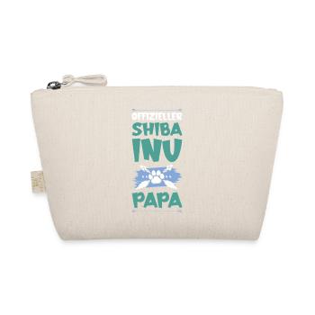 shiba inu hunde papa - Bio-Täschchen - Natur - Vorne