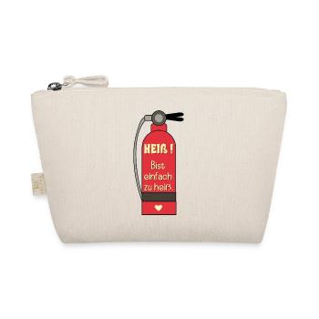 Valentine's Day Fire Extinguisher - Organic Pouch - nature - Front