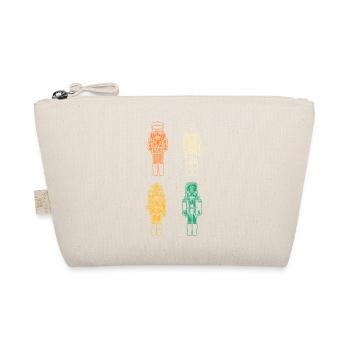 Santa Claus Nutcracker Christmas - Organic Pouch - nature - Front