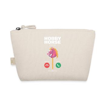 Hobby Horse is calling you - Organic Pouch - nature - Front