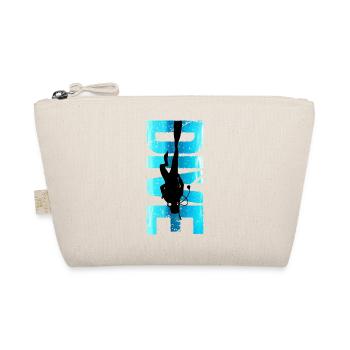 Diver Design Retro Dive Outfit Gift - Organic Pouch - nature - Front