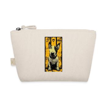 Bull Terrier Skull Grunge - Trousse biologique - nature - Devant