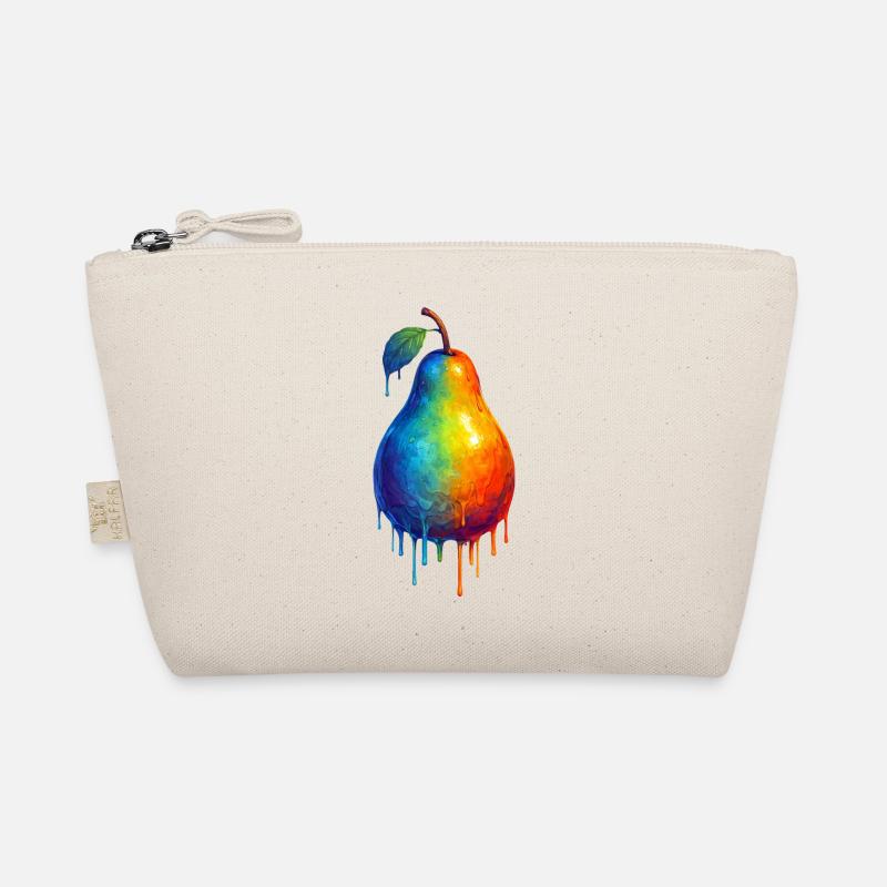 Pear with colorful gradient Organic Pouch