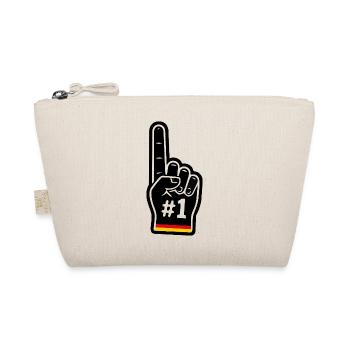 Nummer Eins Deutschland Fan - Bio-Täschchen - Natur - Vorne
