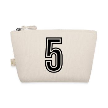 5 Number Symbol - Organic Pouch - nature - Front