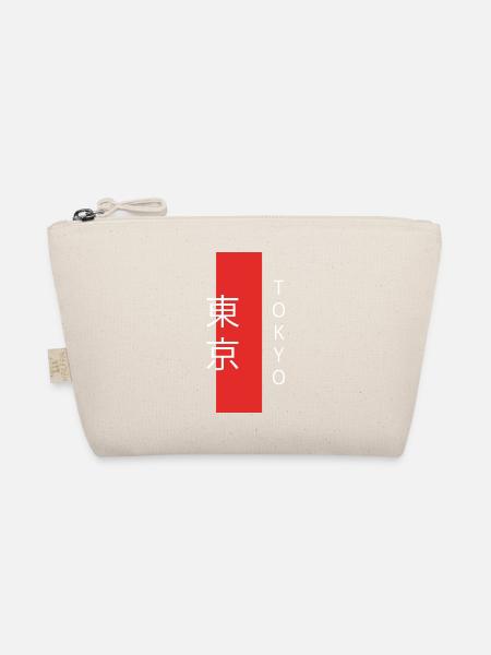 Tokyo Japan - Minimalistisches Kanji Design - Bio-Täschchen - Natur