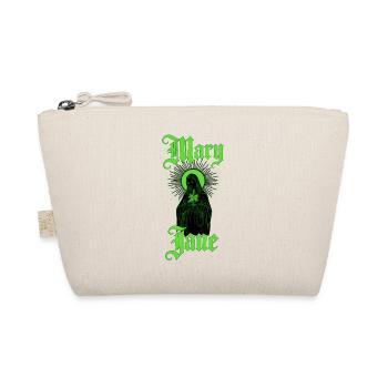 Mary Jane — Blackletter Stoner-Street-Rebellin - Bio-Täschchen - Natur - Vorne