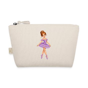 Lavendel Prinzessin Ballett Design - Bio-Täschchen - Natur - Vorne