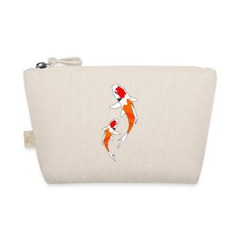 Koi orange - Bio-Täschchen - Natur - Vorne