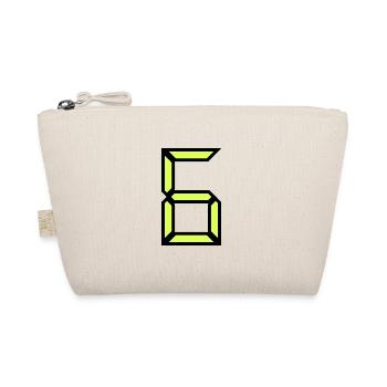 6. 6 YEARS. 6th ANNIVERSARY. BIRTHDAY 6 YEARS - Organic Pouch - nature - Front
