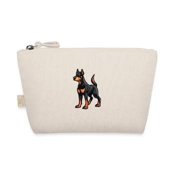 Doberman Dog Comic - Organic Pouch - nature - Front