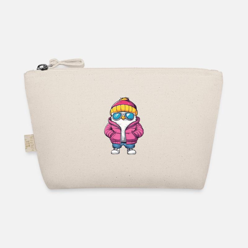 Dove Bird Cool Comic Organic Pouch