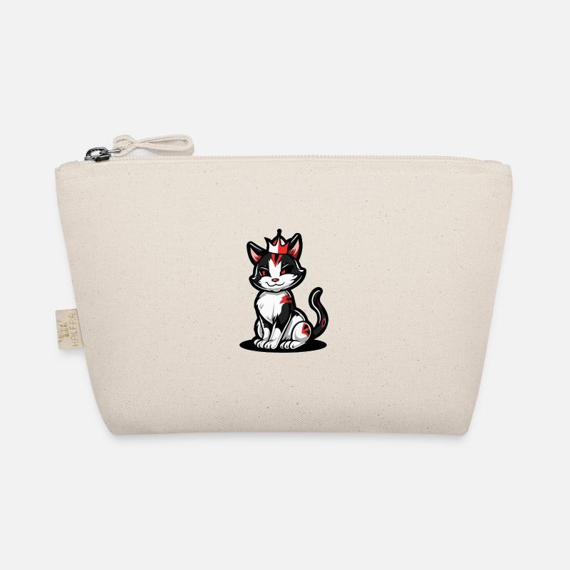 Katze Comic Krone Bio-Täschchen