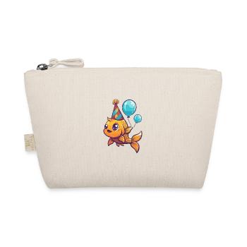 Goldfish Birthday Baby - Organic Pouch - nature - Front