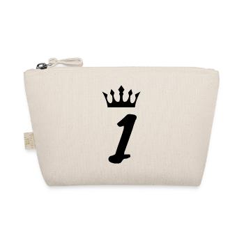 1 number crown - Organic Pouch - nature - Front