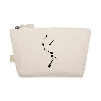 Shovel icon silhouette - Organic Pouch - nature - Front