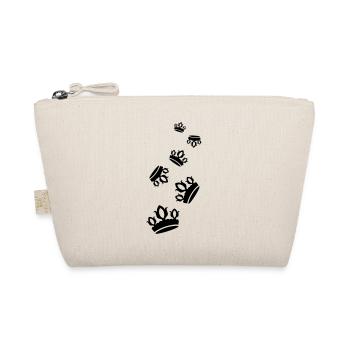 Crown Silhouette - Organic Pouch - nature - Front