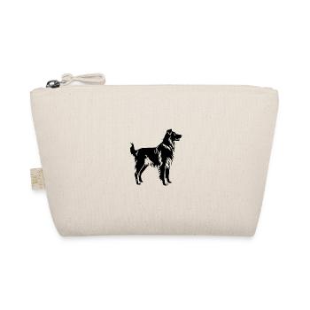 Australian Shepherd Dog Icon - Organic Pouch - nature - Front