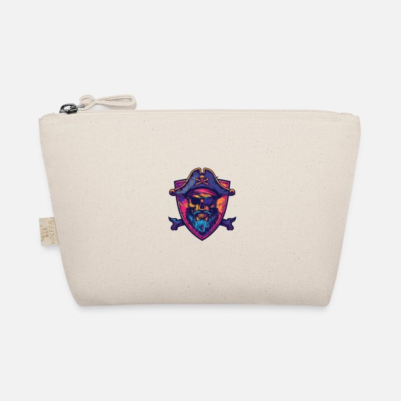Crâne de pirate - Trousse biologique - nature