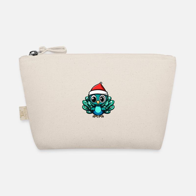 Paon oiseau Noël mignon Trousse biologique