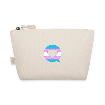 Sprechblase Transgender Gay Pride LGBTIQ Queer - Bio-Täschchen - Natur - Vorne