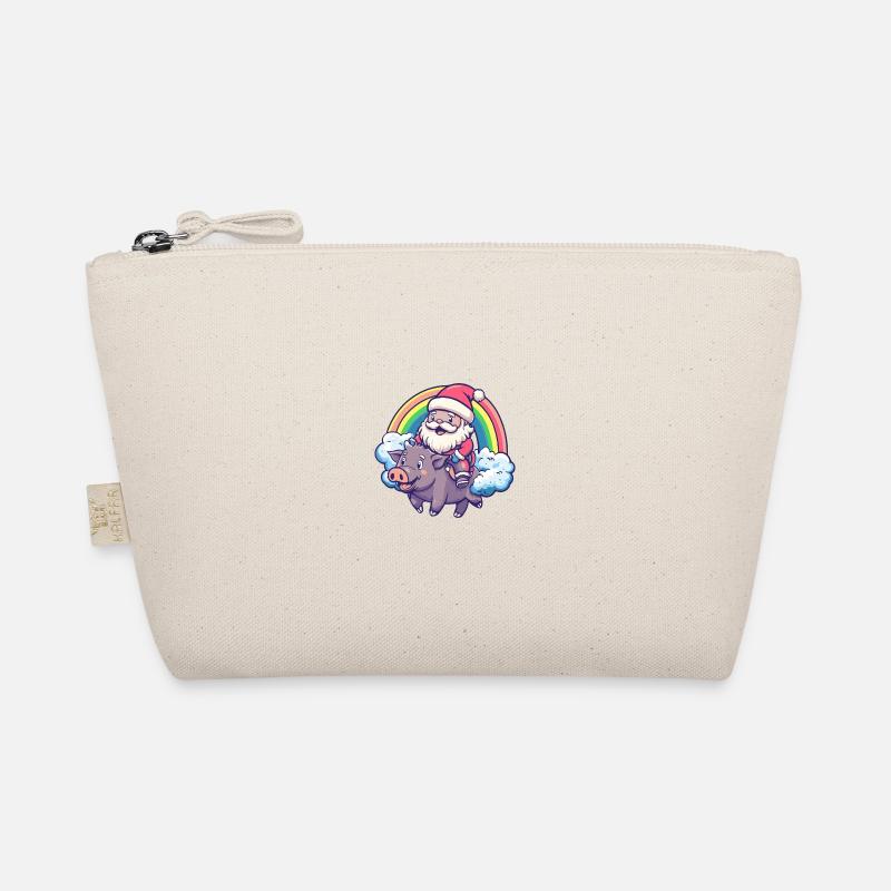 Cochon Père Noël Arc-en-ciel Sanglier Trousse biologique
