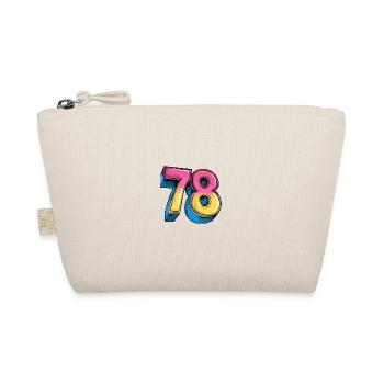 78 Number Colorful - Organic Pouch - nature - Front