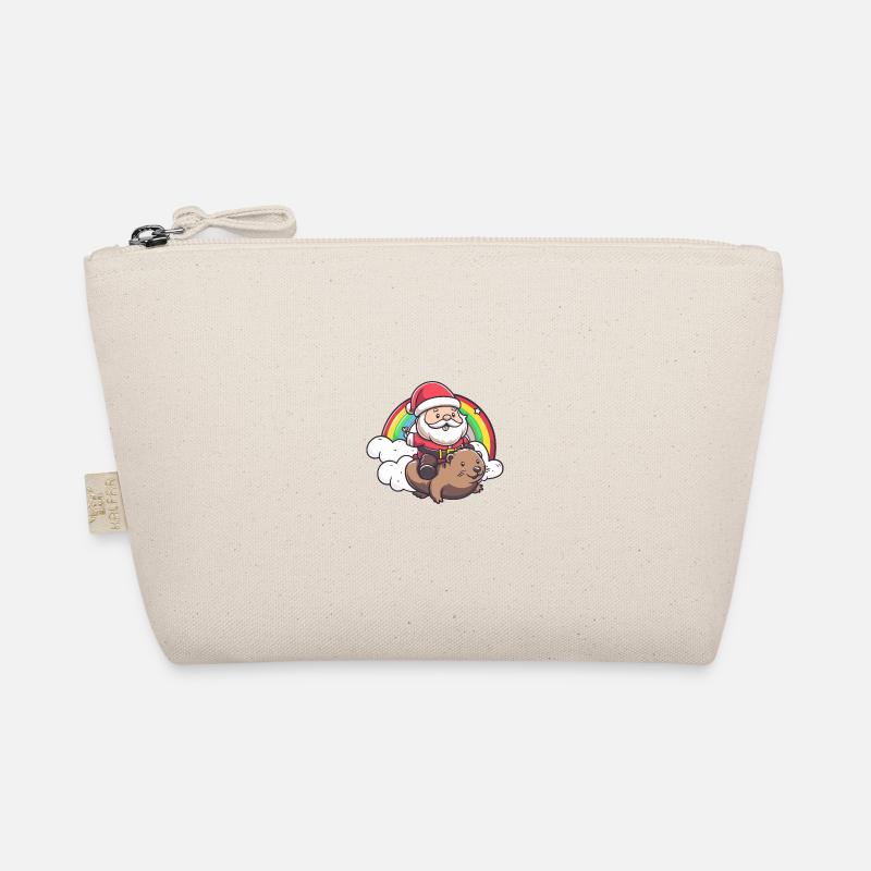 Castor Père Noël Arc-en-ciel Trousse biologique