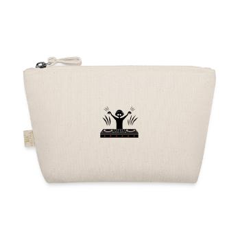 DJ Turntables Disc Jockey - Organic Pouch - nature - Front