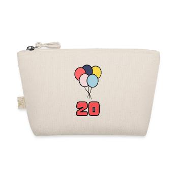 20. 20 YEARS. 20TH ANNIVERSARY. BIRTHDAY 20 YEARS. - Organic Pouch - nature - Front