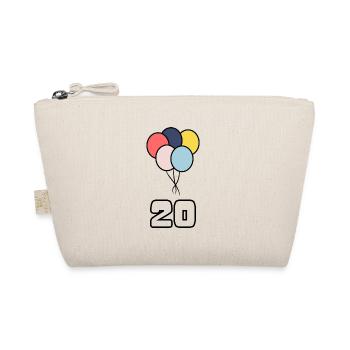 20. 20 YEARS. 20TH ANNIVERSARY. BIRTHDAY 20 YEARS. - Organic Pouch - nature - Front