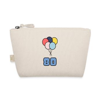80. 80 ANS. 80e ANNIVERSAIRE. ANNIVERSAIRE 80 ANS. - Trousse biologique - nature - Devant