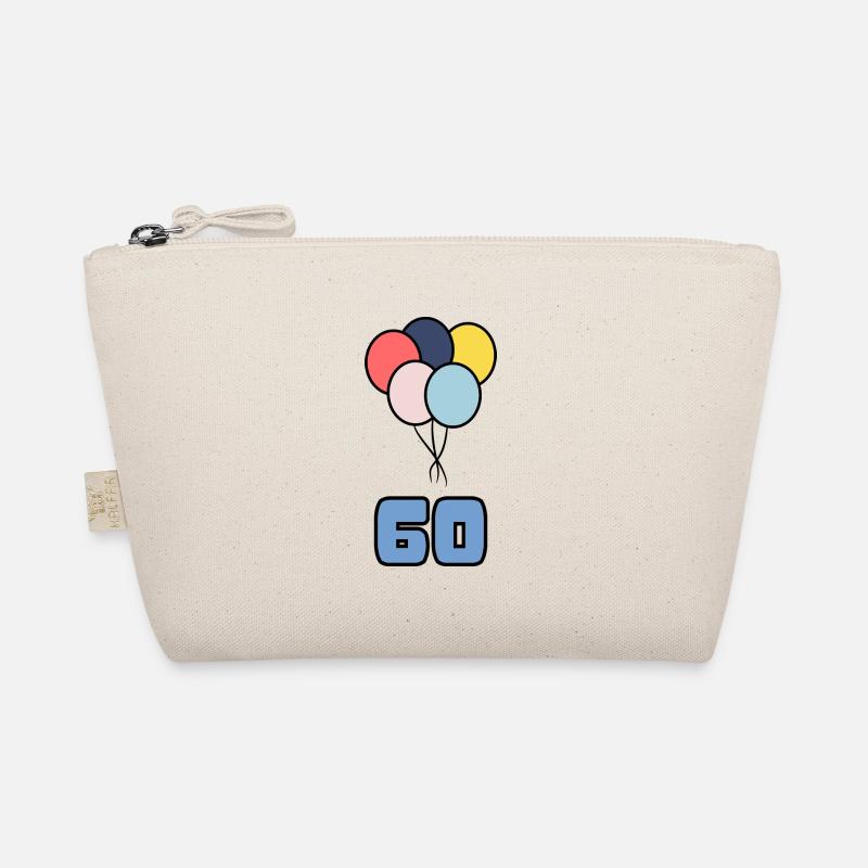 60. 60 YEARS. 60TH ANNIVERSARY. BIRTHDAY 60 YEARS. Organic Pouch