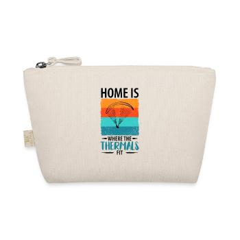 Paragliding Gleitschirm Paragleiter Paraglider - Organic Pouch - nature - Front