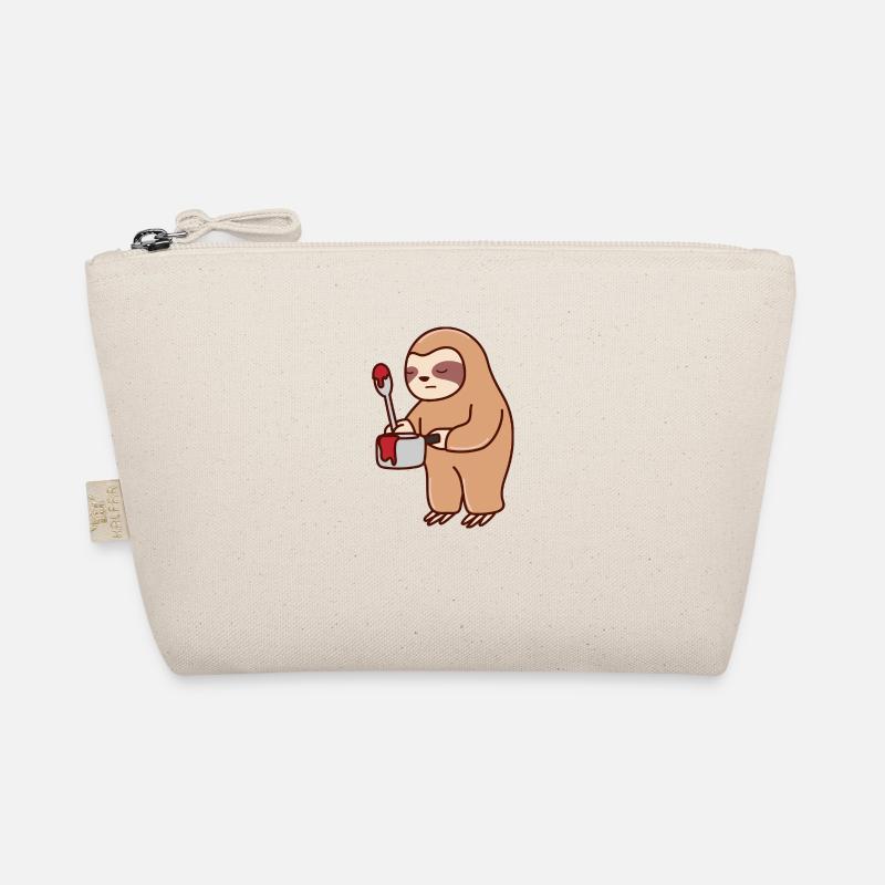 Sloth Painting Falling Asleep Ironic Lazy Tired Organic Pouch