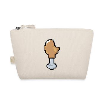 Pixel Chicken | lustige Sprüche, lustige Bilder - Bio-Täschchen - Natur - Vorne