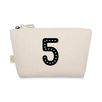5 YEARS. 5th ANNIVERSARY. BIRTHDAY 5 YEARS. 5 - Organic Pouch - nature - Front
