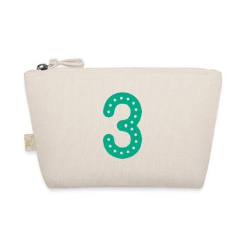 3 ANS. 3e ANNIVERSAIRE. ANNIVERSAIRE 3 ANS. 3 - Trousse biologique - nature - Devant