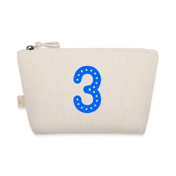 3 ANS. 3e ANNIVERSAIRE. ANNIVERSAIRE 3 ANS. 3 - Trousse biologique - nature - Devant