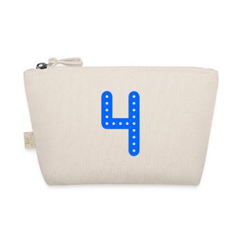 4 YEARS. 4th ANNIVERSARY. BIRTHDAY 4 YEARS. 4 - Organic Pouch - nature - Front