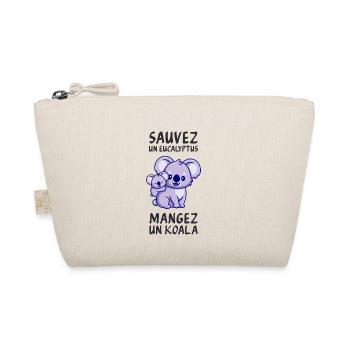 Save a eucalyptus, eat a koala. - Organic Pouch - nature - Front