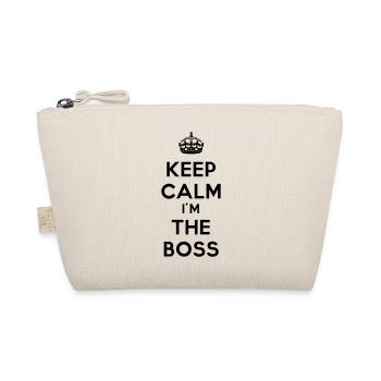 keep calm I'm the boss - Bio-Täschchen - Natur - Vorne