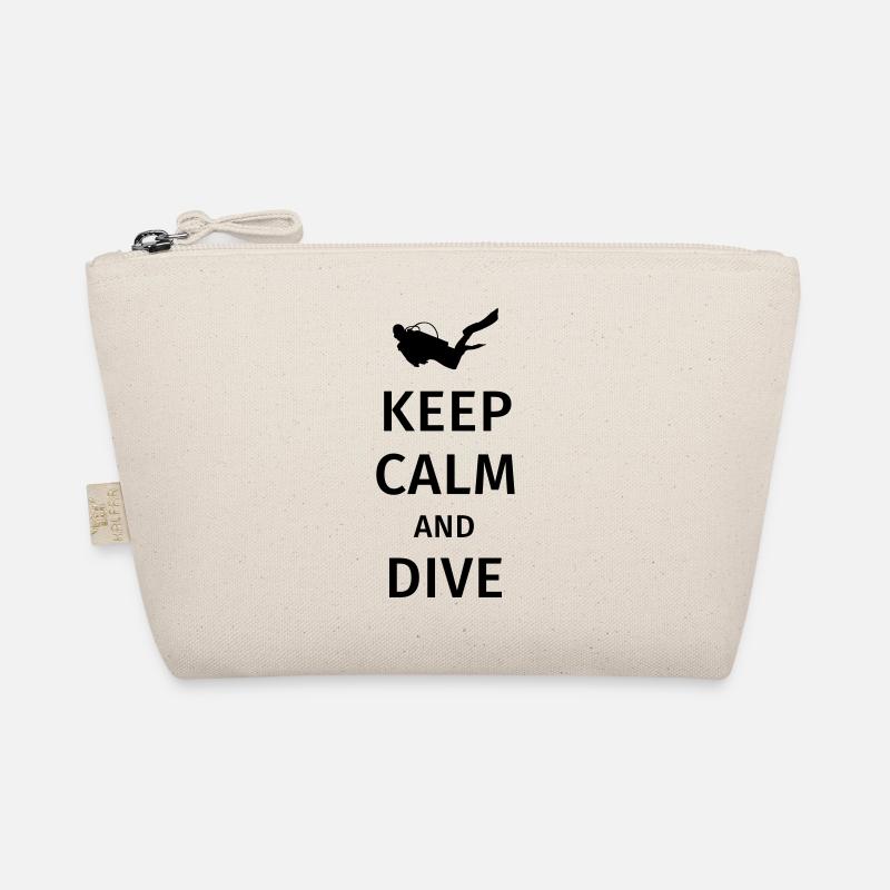 keep calm and dive Bio-Täschchen