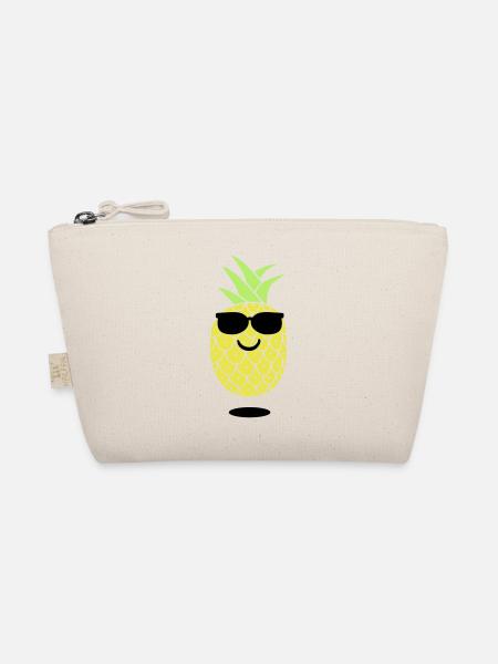 cool pineapple - Organic Pouch - nature - Front