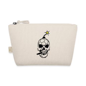 death head skull bomb handball dead head4 - Organic Pouch - nature - Front