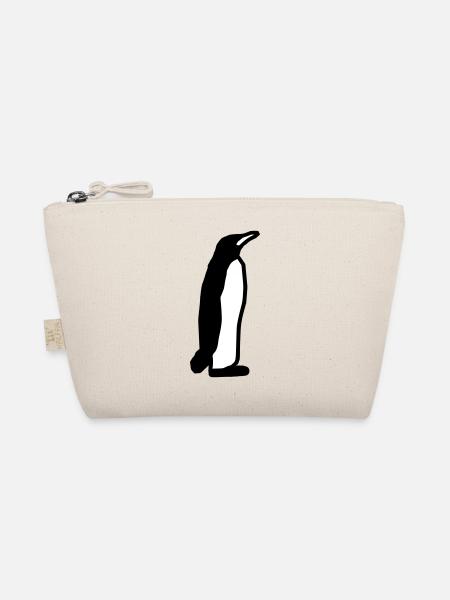 Idée de cadeau de cadeau de pingouin - Trousse biologique - nature - Devant