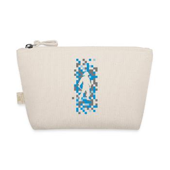 pirate tile pattern abstract motif graphic gift - Organic Pouch - nature - Front