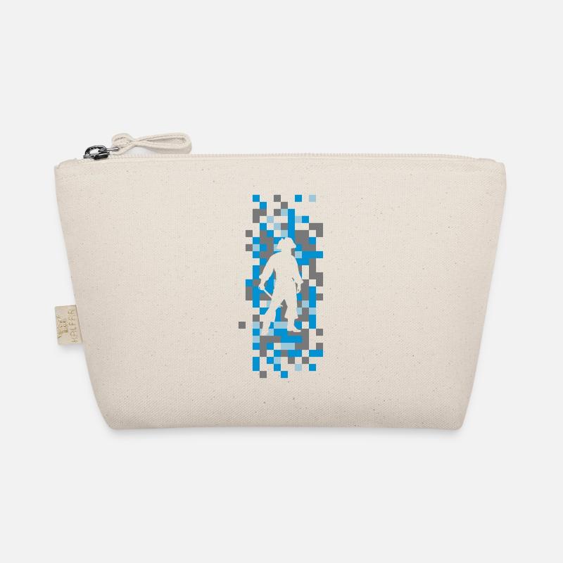 pirate tile pattern abstract motif graphic gift Organic Pouch